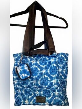 NWOT- Steve Madden- Large Multicolored Tie Dye Quilted Tote Bag